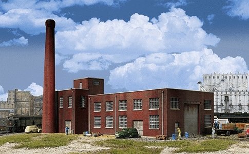 Machine Shop -- Kit - 8-1/8 x 5-1/4 x 6-1/2′ 20.6 x 13.3 x 16.5cm, N, Walthers Cornerstone 3264