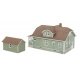 Updated American Bungalow with Single-Car Garage -- Kit - House measures: 6-11/32 x 3-5/8 x , HO, Walthers Cornerstone 3791