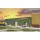 Lauston Shipping Background Building -- Kit - 19 x 1-1/8 x 4′ 48.2 x 2.8 x 10.1cm, HO, Walthers Cornerstone 3191