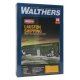 Lauston Shipping Background Building -- Kit - 19 x 1-1/8 x 4′ 48.2 x 2.8 x 10.1cm, HO, Walthers Cornerstone 3191