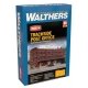 Trackside Post Office -- Kit - 13-1/8 x 4-1/2 x 6-3/8′ 32.8 x 11.2 x 15.9cm, HO, Walthers Cornerstone 4063