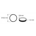 Traction tyre set H0 - Roco Fleischmann 648011