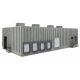 Modern Concrete Grocery Warehouse -- Kit - 16-7/8 x 8-11/16 x 4-1/2′ 42.8 x 22 x 11.4cm, HO, Walthers Cornerstone 4105