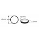 Traction tyre set -- Haftreifen-Satz -- 11.6 x 2 mm - 10 pcs - H0 - Roco Fleischmann 648001
