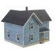 Lancaster Farm House -- Kit - 2-1/2 x 3-1/4 x 2-5/16′ 6.3 x 8.3 x 5.9cm, N, Walthers Cornerstone 3890