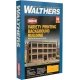 Variety Printing Background Building -- Kit - 12-1/4 x 2-3/4 x 6-11/16′ 30.6 x 6.8 x 16.7cm, HO, Walthers Cornerstone 3161