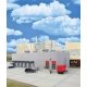 Modern Concrete Warehouse -- Kit - 16-5/8 x 9-1/8 x 5-11/16′ 42.2 x 23.1 x 14.4cm, HO, Walthers Cornerstone 4067