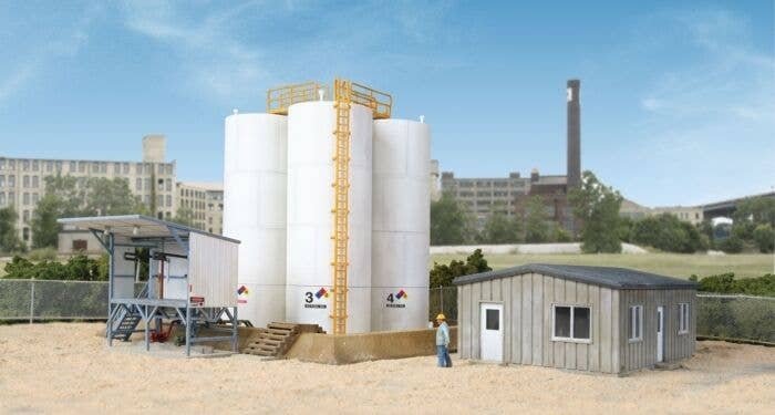 Truck-Served Fuel Distributor -- Kit, HO, Walthers Cornerstone 4038