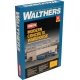 Modern Concrete Warehouse -- Kit - 12 x 6-3/4 x 3-3/16′ 30.4 x 17.1 x 8cm, N, Walthers Cornerstone 3862