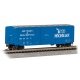 ACF 50`6` Outside-Braced Sliding-Door Boxcar - Ready to Run - Silver Series -- Detroit & Mackinac 2463 (blue, white Yes Michigan