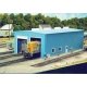 Modern 1- or 2-Stall Engine House -- Kit - 5-1/2 x 11′ 14 x 27.9cm, HO, Pikestuff 8