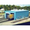 Modern 1- or 2-Stall Engine House -- Kit - 5-1/2 x 11′ 14 x 27.9cm, HO, Pikestuff 8