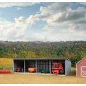 Machinery Storage Shed -- Kit - 9-3/4 x 4-1/2 x 2-3/4′ 24.8 x 11.4 x 7cm, HO, Walthers Cornerstone 3347