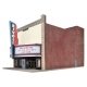 Rivoli Theatre -- Kit - 6-1/8 x 9-3/4 x 7-1/2′ 15.3 x 24.3 x 18.7cm, HO, Walthers Cornerstone 3771