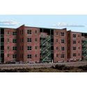 Parkview Terrace Background Building -- Kit - 7-3/4 x 2-3/16 x 6′ 19.7 x 5.6 x 15.2cm, HO, Walthers Cornerstone 3177