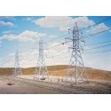 High-Voltage Transmission Tower -- pkg(4) - Kit - 2-1/2 x 2-1/2 x 9-3/8′ 6.4 x 6.4 x 23.8c, HO, Walthers Cornerstone 3121
