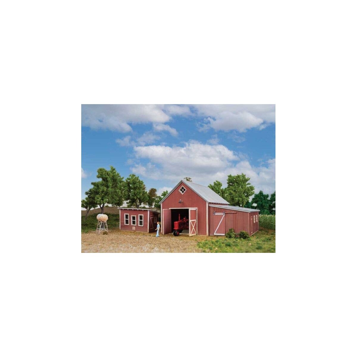 Chicken Coop and Sheds -- Kit, HO, Walthers Cornerstone 3346