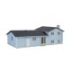 Split-Level House -- Kit - 7-1/4 x 3-3/4 x 2-9/16′ 18.4 x 9.5 x 6.5cm, HO, Walthers Cornerstone 3794