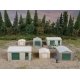 Metal Yard Shed -- Kit - Set of 2 each of 3 styles, HO, Walthers Cornerstone 4123