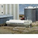 Propane Tanks -- Kit - Each: 9 x 1-1/2′ 22.8 x 3.8cm pkg(2), HO, Walthers Cornerstone 3129