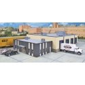 Central Beverage Distributors with Office Annex -- Kit - 15-15/16 x 8 x 4′ 40.4 x 20.3 x 10, HO, Walthers Cornerstone 4042
