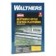 Butterfly-Style Station Platform Shelter -- Kit pkg(8), N, Walthers Cornerstone 3258