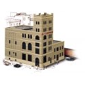 Milwaukee Beer and Ale Brewery -- Kit - 12-3/8 x 10 x 12′ 31.4 x 25.4 x 30.5cm, HO, Walthers Cornerstone 3024