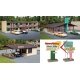Vintage Motor Hotel with Office and Restaurant -- Kit, HO, Walthers Cornerstone 3487