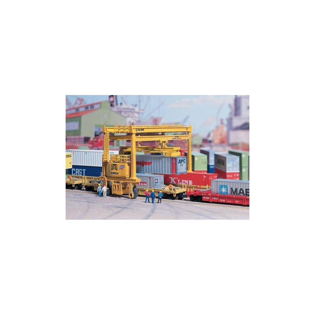 MI-JACK Translift(R) Intermodal Crane -- Kit - 4 x 3-1/8 x 3′ 10.1 x 7.9 x 7.6cm, N, Walthers Cornerstone 3222