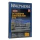 Skyscraper Construction Site -- Kit - 8-5/8 x 10-9/16 x 5-3/4′ 21.9 x 26.8 x 14.6cm, HO, Walthers Cornerstone 3761