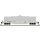 42′ Coil Steel Car with Fishbelly Side Sill - Ready to Run - Master(R) -- Arkansas-Oklahoma AOK 494502 (Ex-CSXT, gray, black, 