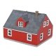 Cape Cod House -- Kit - 2-3/8 x 2 x 1-5/8′ 6 x 5 x 4.1cm, N, Walthers Cornerstone 3839
