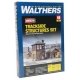 Trackside Structures Set -- Kit, HO, Walthers Cornerstone 3530