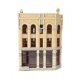 Walthers Water Street Building -- Kit - 7-3/4 x 4-3/4 x 7-1/8′ 19.4 x 11.9 x 17.8cm, HO, Walthers Cornerstone 4203