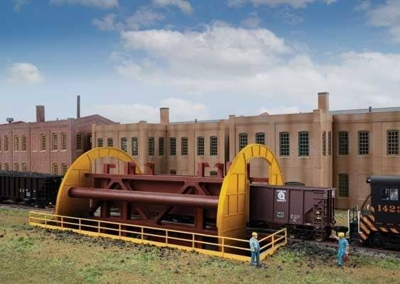 Rotary Dumper -- Kit - 10 x 6-1/8 x 3-1/4` 25.4 x 15.5 x 8.2cm Pit Depth - 2-3/8` 6cm, HO, Walthers Cornerstone 4170