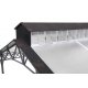 Train Shed with Clear Roof -- Kit: 22-3/8 x 11-9/16 x 6-1/4′ 56.8 x 29.3 x 15.8cm, HO, Walthers Cornerstone 2984