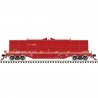 42′ Coil Steel Car with Fishbelly Side Sill - Ready to Run - Master(R) -- First Union Rail FURX 382426 (Ex-NOKL, red, white, y