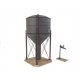 Steel Water Tank -- Kit - 3-1/4 x 3 x 7′ 11.3 x 7.5 x 17.5 cm, HO, Walthers Cornerstone 3043