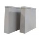 Double-Track Railroad Bridge Concrete Pier 2-Pack -- Kit 5-7/16 x 1-1/4 x 5-1/8′ 13.8 x 3.1, HO, Walthers Cornerstone 4552