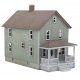 Two-Story Frame House -- Kit - 3-3/8 x 1-1/2 x 2-3/8′ 8.6 x 4 x 5.9cm, N, Walthers Cornerstone 3888