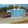 Modern Small Engine House -- Kit - 4-3/16 x 8-5/16′ 10.5 x 21cm, HO, Pikestuff 5000