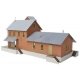 Brick Freight House -- Kit - 10 x 4-1/2 x 5-1/4′ 25.4 x 11.4 x 13.3cm, HO, WalthersTrainline 918