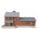 Brick Freight House -- Kit - 10 x 4-1/2 x 5-1/4′ 25.4 x 11.4 x 13.3cm, HO, WalthersTrainline 918