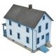 Two-Story Frame House -- Kit - 5 x 2-1/2 x 4-1/16′ 12.7 x 6.3 x 10.3cm, HO, Walthers Cornerstone 3786