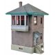 Pennsylvania Railroad Block & Interlocking Station -- Kit - 2-7/16 x 3-1/8 x 4-7/8′ 6.1 x 7, HO, Walthers Cornerstone 2982
