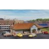 Modern Suburban Station -- Kit - 5-3/4 x 3-5/8 x 1-3/4′ 14.6 x 9.2 x 4.4cm, N, Walthers Cornerstone 3887