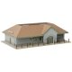 Modern Suburban Station -- Kit - 5-3/4 x 3-5/8 x 1-3/4′ 14.6 x 9.2 x 4.4cm, N, Walthers Cornerstone 3887