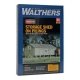 Storage Shed on Pilings -- Kit - 4-1/2 x 7 x 3-1/2′ 11.4 x 8.9cm, HO, Walthers Cornerstone 3529