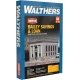 Bailey Savings and Loan -- Kit - 10-1/8 x 5-15/16 x 5-1/2′ 25.7 x 15 x 13.9cm, HO, Walthers Cornerstone 3031