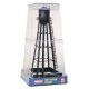 City Water Tower - Built-ups -- Assembled - Black - 3-3/4 x 3-3/4 x 11′ 9.3 x 9.3 x 27.5cm, HO, Walthers Cornerstone 2825